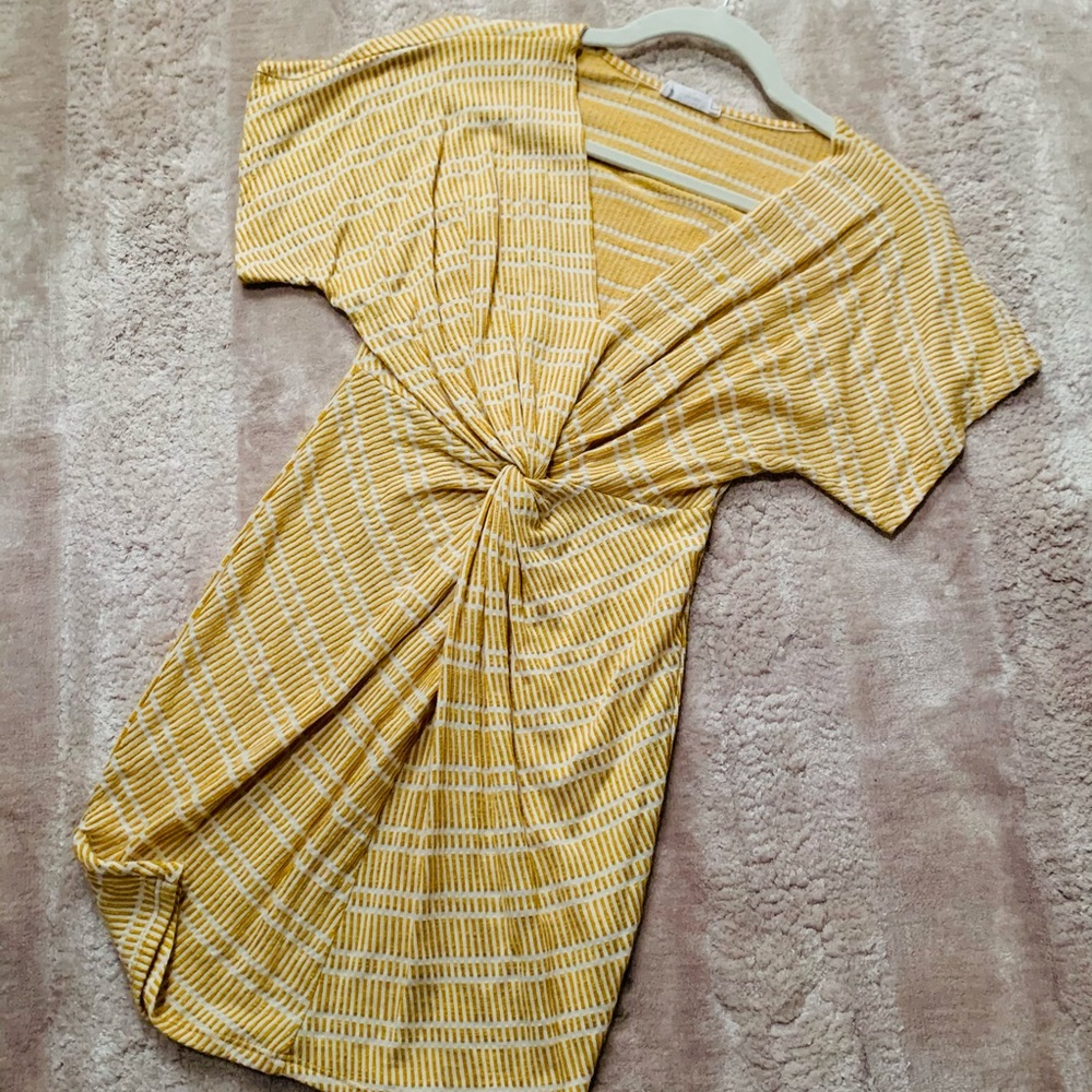 Mini Twist Cotton Dress